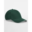 EarthAware® Classic Organic Cotton 5 Panel Cap -  Sandwich Peak FullGadgets.com