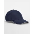 EarthAware® Classic Organic Cotton 5 Panel Cap -  Sandwich Peak FullGadgets.com