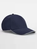 EarthAware® Classic Organic Cotton 5 Panel Cap -  Sandwich Peak