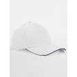 EarthAware® Classic Organic Cotton 6 Panel Cap -  Sandwich Peak FullGadgets.com