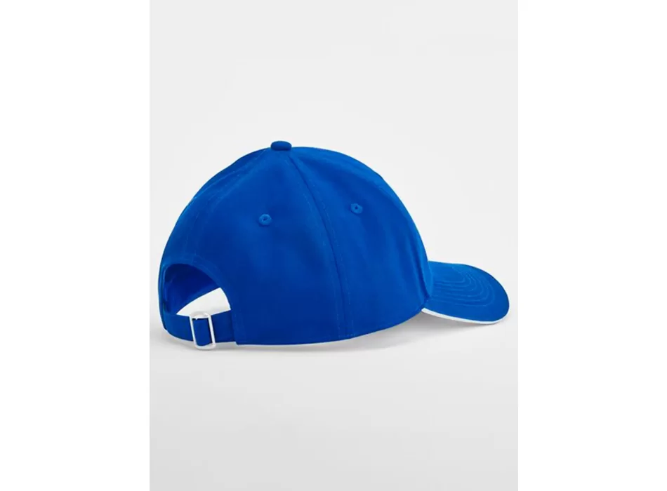 EarthAware® Classic Organic Cotton 6 Panel Cap -  Sandwich Peak FullGadgets.com