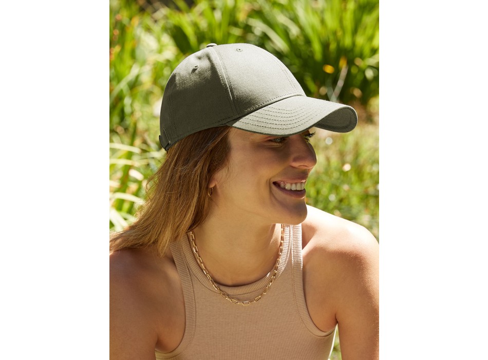 EarthAware® Organic Cotton Canvas 6 Panel Cap FullGadgets.com