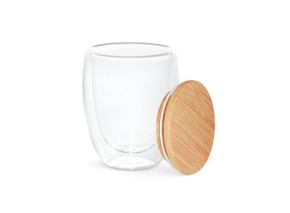 ECUADOR L. Bicchiere da viaggio in vetro borosilicato 350 mL FullGadgets.com