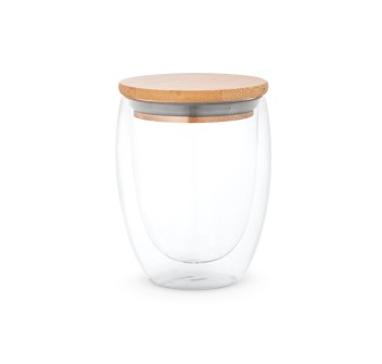 ECUADOR L. Bicchiere da viaggio in vetro borosilicato 350 mL FullGadgets.com