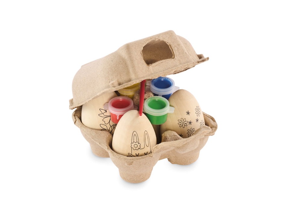 EISET - Set per dipingere le uova in legno FullGadgets.com