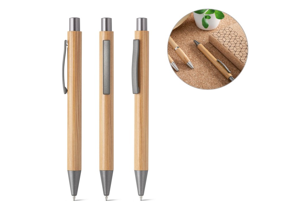 ELLIOT. Penna a sfera in bambù con clip FullGadgets.com