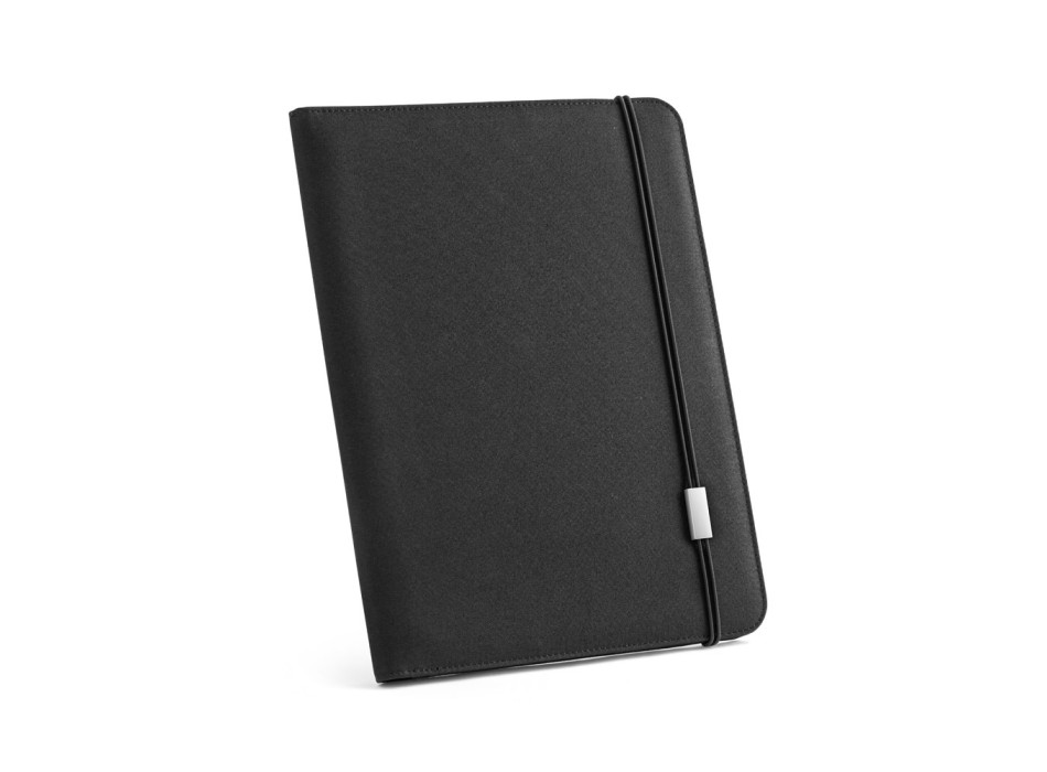 EMERGE FOLDER II. Cartella A4 in in poliestere riciclato (100% rPET) 300D con chiusura ad elastico FullGadgets.com