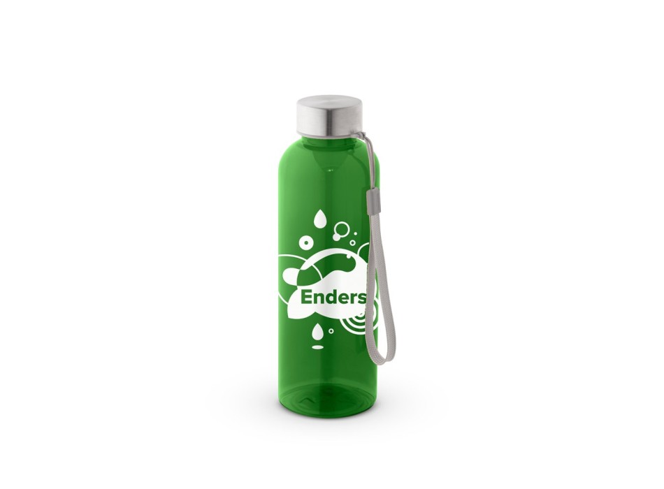ENDERS M. Borraccia PET riciclato (100% rPET) trasparente con finitura lucida 600 mL FullGadgets.com