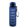ERIKSSON. Borraccia in PET riciclato (100% rPET), con frasi motivazionali e indicazioni orarie per incoraggiare a bere acqua FullGadgets.com