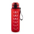 ERIKSSON. Borraccia in PET riciclato (100% rPET), con frasi motivazionali e indicazioni orarie per incoraggiare a bere acqua FullGadgets.com