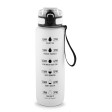 ERIKSSON. Borraccia in PET riciclato (100% rPET), con frasi motivazionali e indicazioni orarie per incoraggiare a bere acqua FullGadgets.com