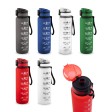 ERIKSSON. Borraccia in PET riciclato (100% rPET), con frasi motivazionali e indicazioni orarie per incoraggiare a bere acqua FullGadgets.com