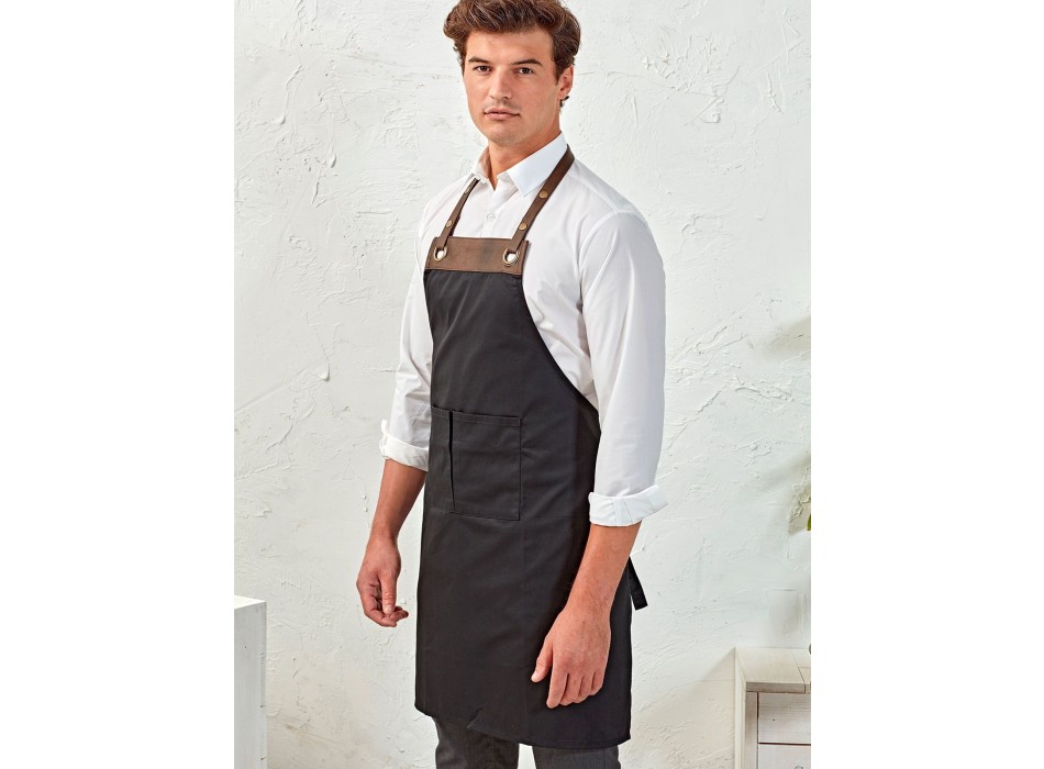 Espresso Bib Apron FullGadgets.com