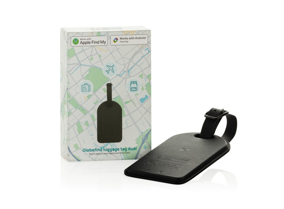 Etichetta bagaglio finder Globfind Dual RCS FullGadgets.com