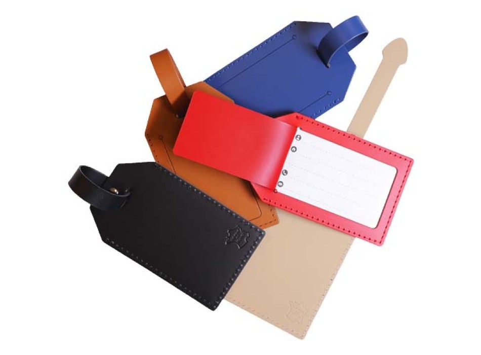 Etichetta per bagagli in pelle riciclata Citizen Green Milou FullGadgets.com