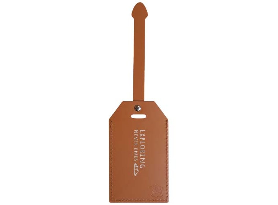 Etichetta per bagagli in pelle riciclata Citizen Green Milou FullGadgets.com