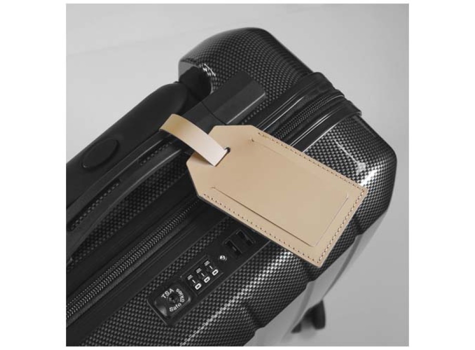 Etichetta per bagagli in pelle riciclata Citizen Green Milou FullGadgets.com