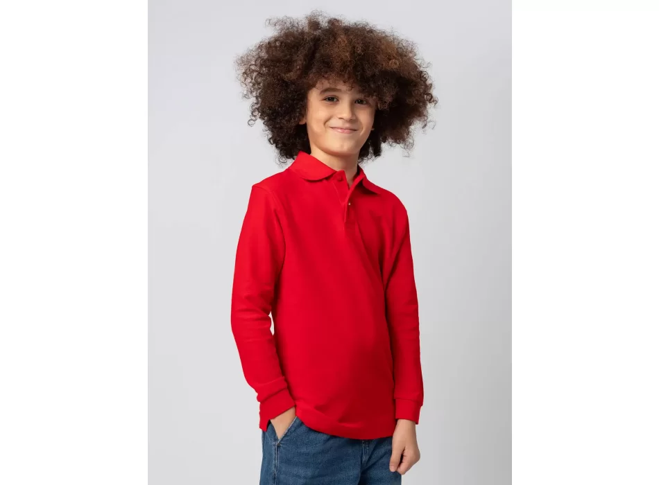 Evolution Polo Bambino Maniche lunghe FullGadgets.com