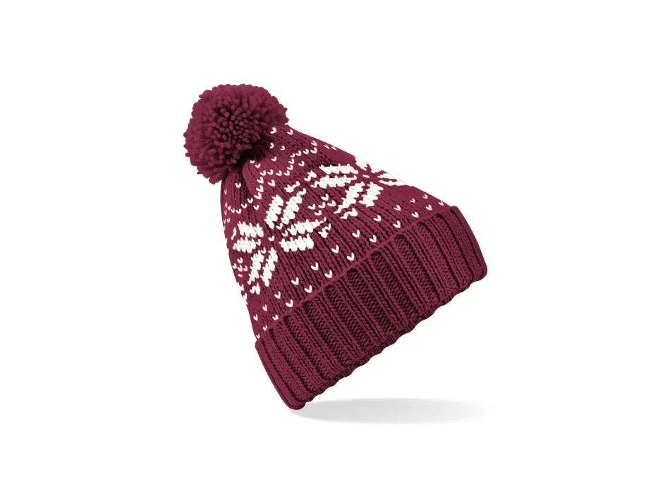 Fair Isle Snowstar Beanie FullGadgets.com
