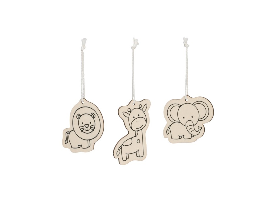 FAUNE. Set da colorare per bambini in legno FullGadgets.com