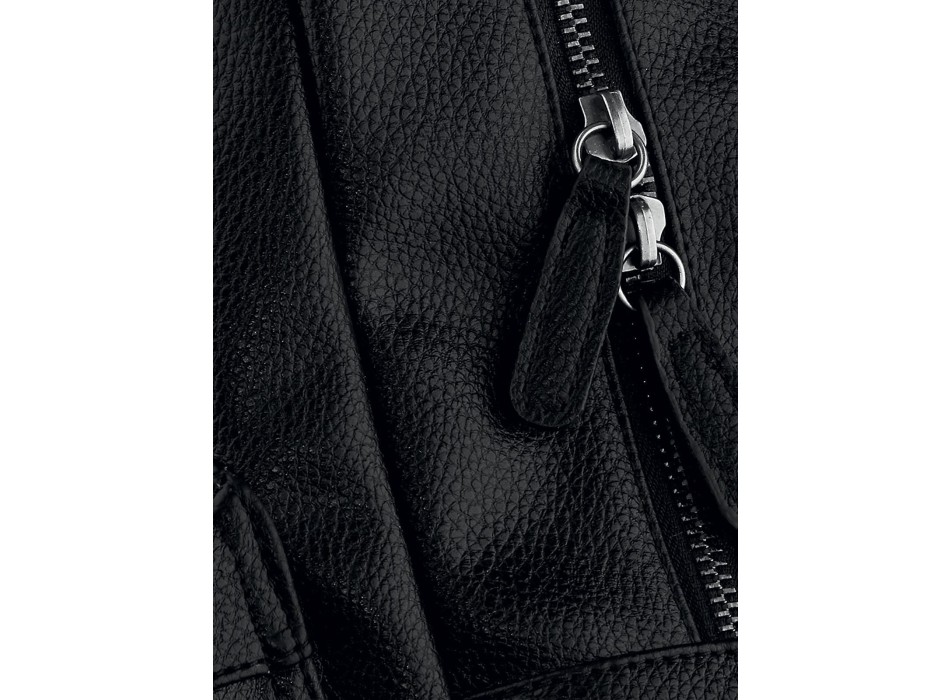 Faux Leather Fashion Backpack FullGadgets.com
