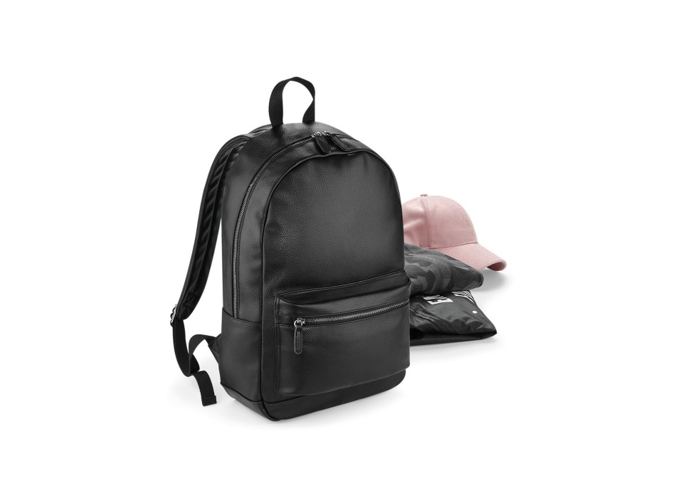 Faux Leather Fashion Backpack FullGadgets.com