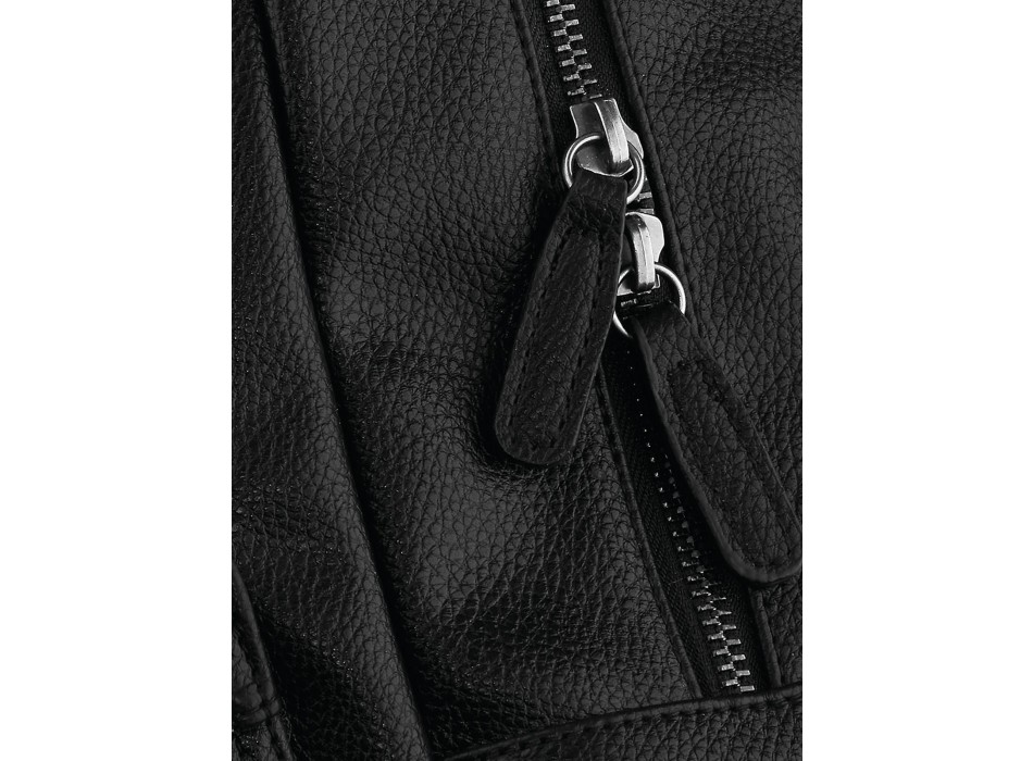 Faux Leather Fashion Backpack FullGadgets.com