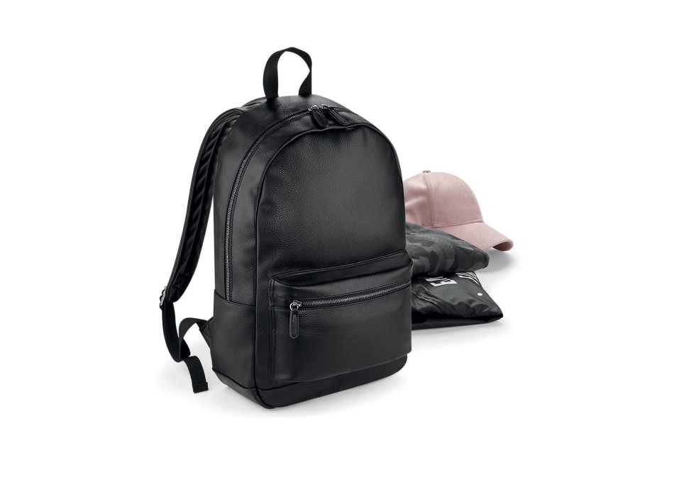 Faux Leather Fashion Backpack FullGadgets.com