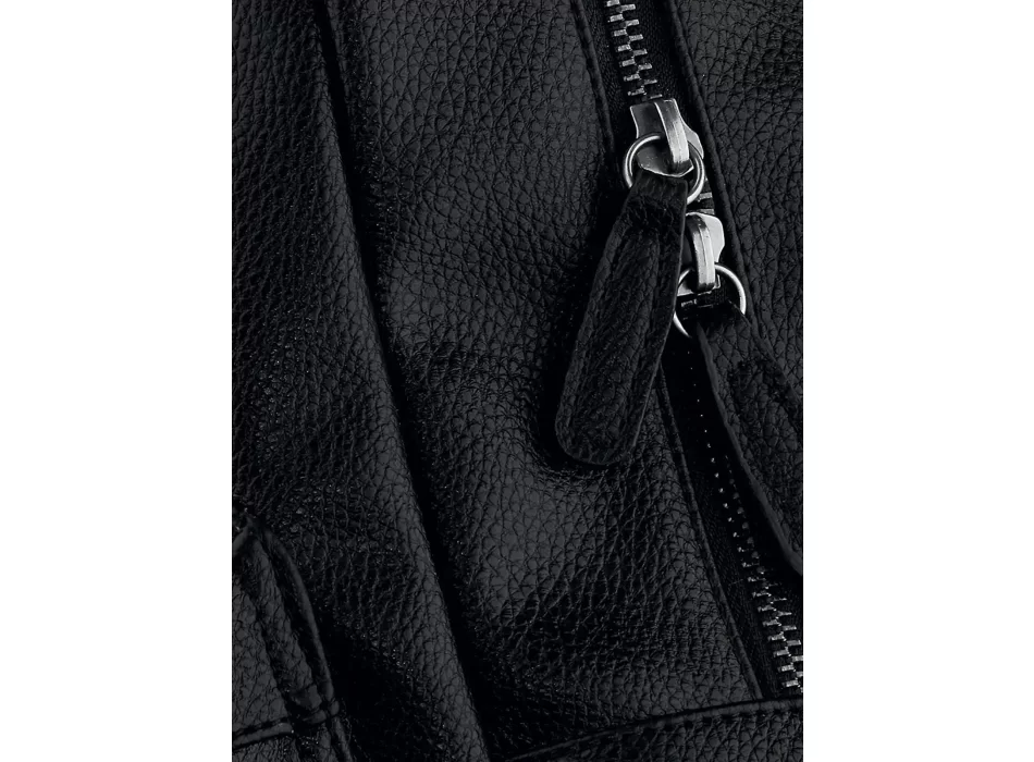 Faux Leather Fashion Backpack FullGadgets.com