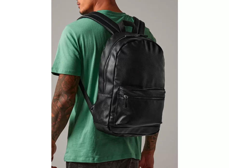 Faux Leather Fashion Backpack FullGadgets.com