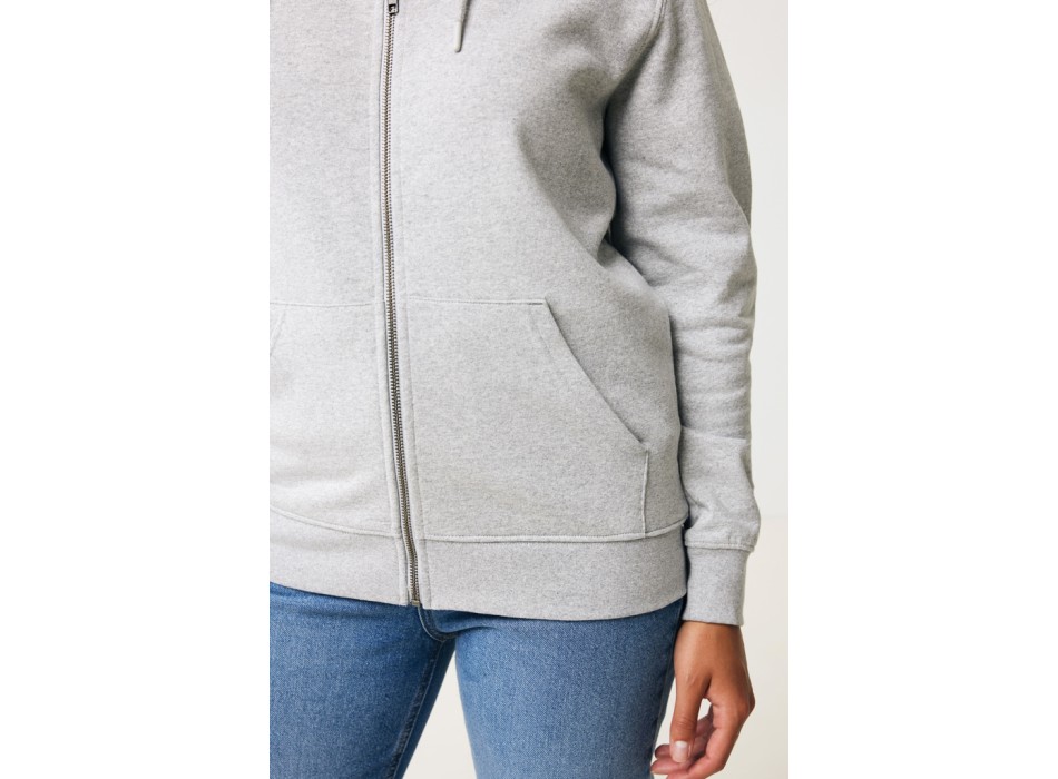 Felpa con cappuccio IQONIQ Abisko in cotone riciclato e zip FullGadgets.com