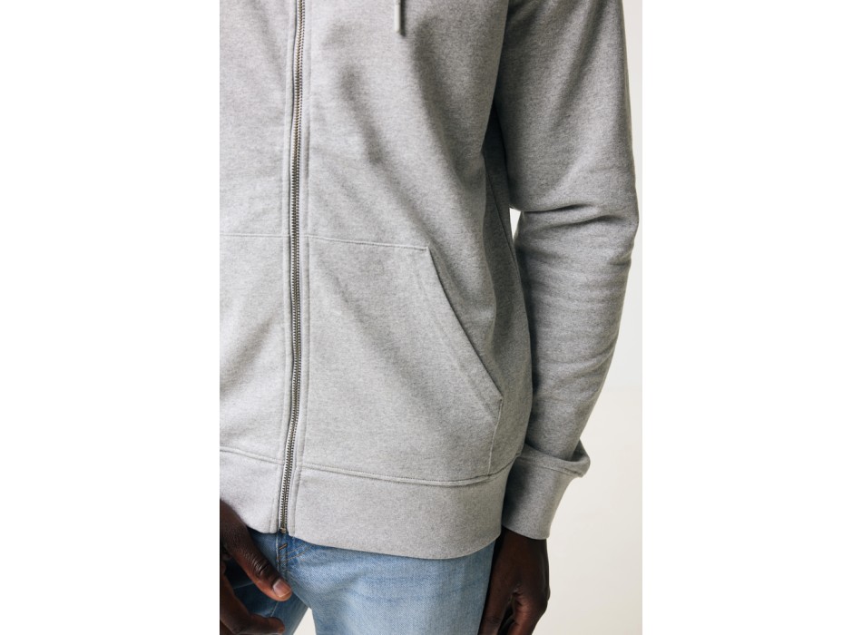 Felpa con cappuccio IQONIQ Abisko in cotone riciclato e zip FullGadgets.com