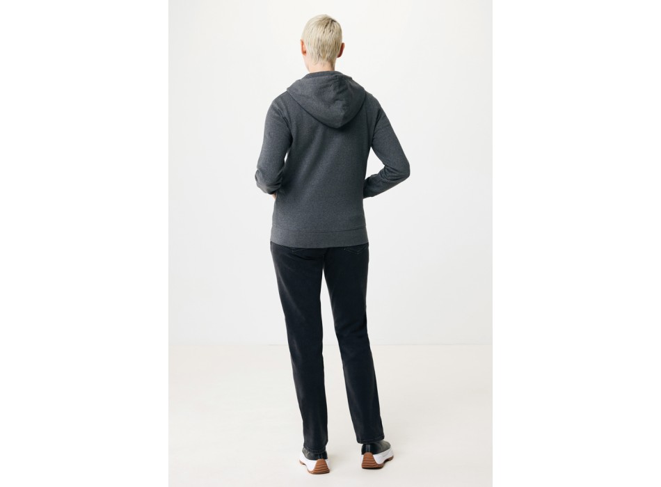 Felpa con cappuccio IQONIQ Abisko in cotone riciclato e zip FullGadgets.com