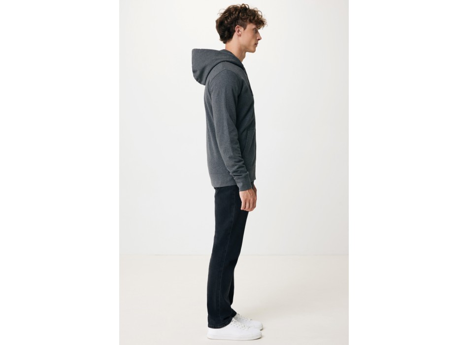 Felpa con cappuccio IQONIQ Abisko in cotone riciclato e zip FullGadgets.com