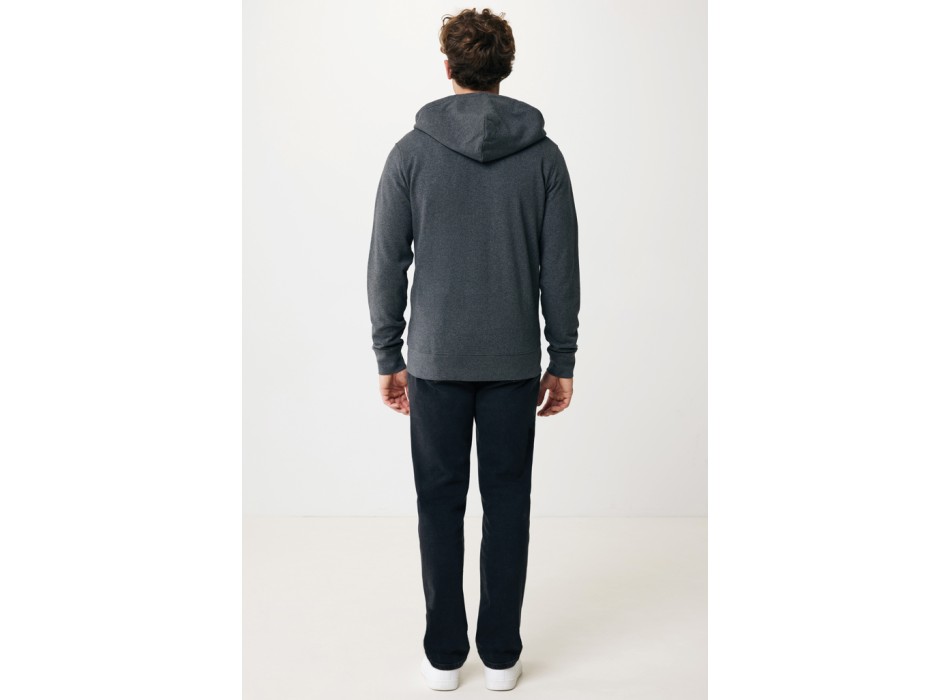 Felpa con cappuccio IQONIQ Abisko in cotone riciclato e zip FullGadgets.com