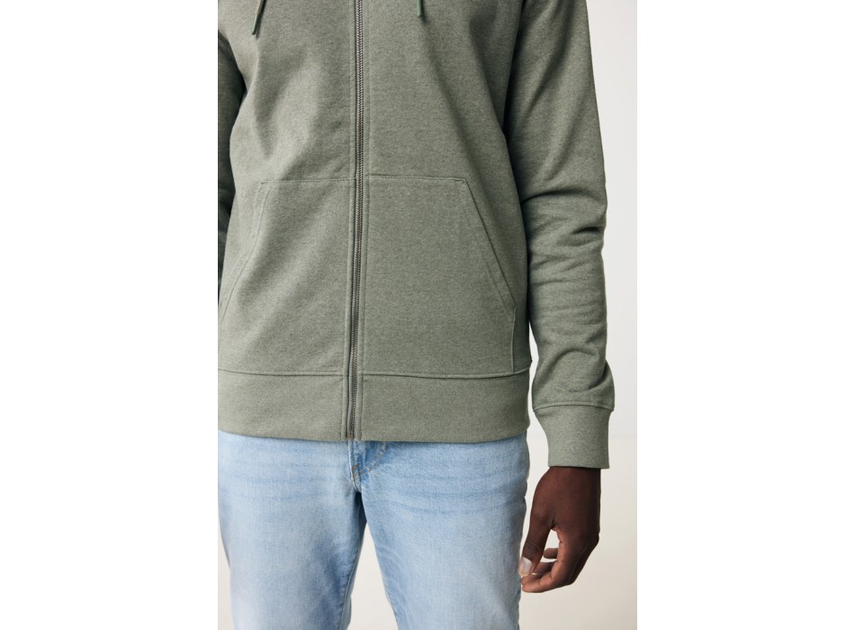 Felpa con cappuccio IQONIQ Abisko in cotone riciclato e zip FullGadgets.com