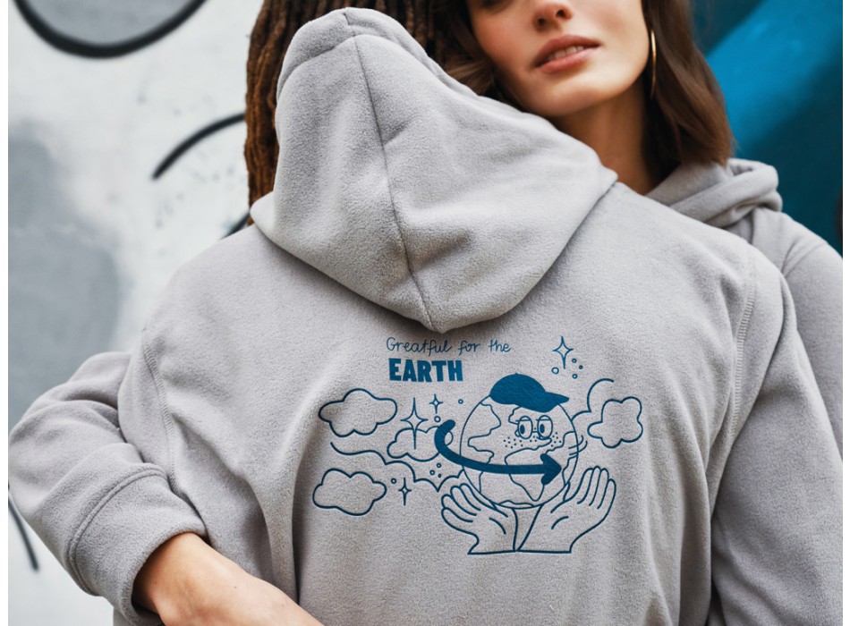 Felpa con cappuccio IQONIQ Trivor in micropile poliestere ri FullGadgets.com