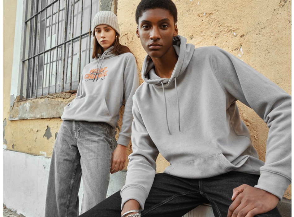 Felpa con cappuccio IQONIQ Trivor in micropile poliestere ri FullGadgets.com