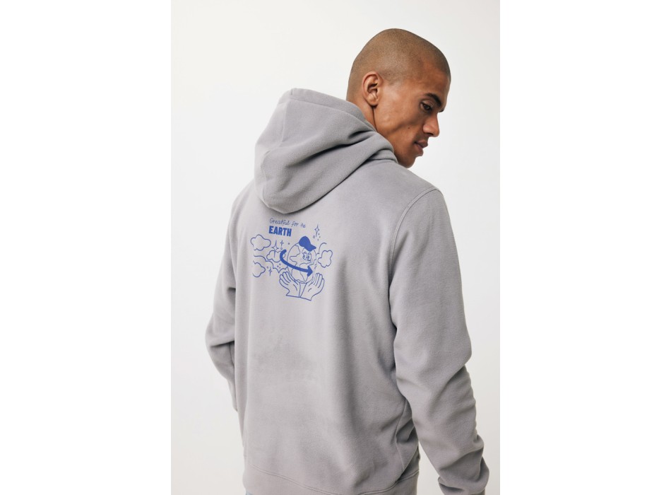 Felpa con cappuccio IQONIQ Trivor in micropile poliestere ri FullGadgets.com