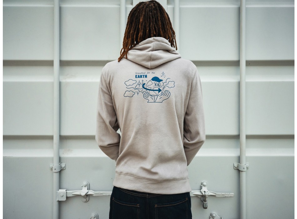 Felpa con cappuccio IQONIQ Trivor in micropile poliestere ri FullGadgets.com