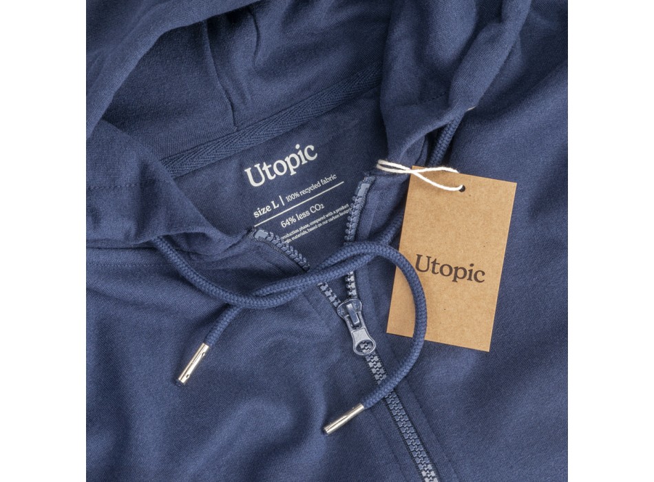 Felpa con cappuccio unisex 100% tessuto rigenerato FullGadgets.com