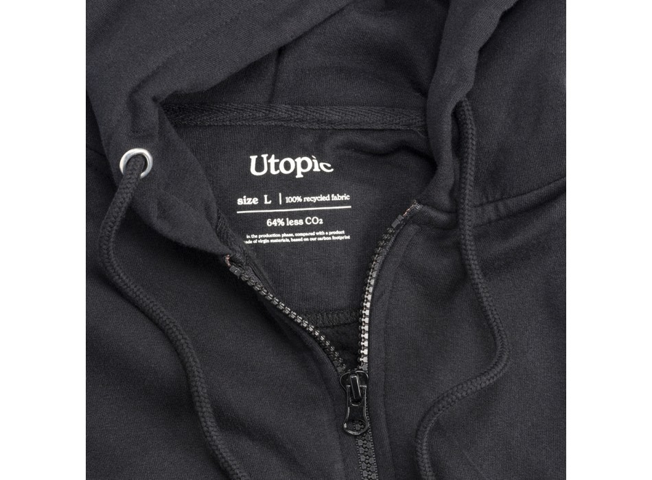 Felpa con cappuccio unisex 100% tessuto rigenerato FullGadgets.com