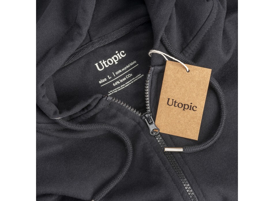 Felpa con cappuccio unisex 100% tessuto rigenerato FullGadgets.com