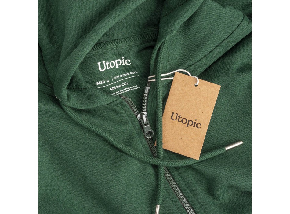 Felpa con cappuccio unisex 100% tessuto rigenerato FullGadgets.com