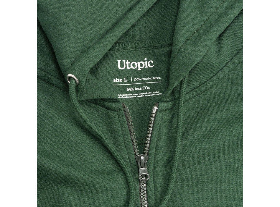 Felpa con cappuccio unisex 100% tessuto rigenerato FullGadgets.com