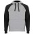 Felpa con cappuccio unisex bicolore Badet