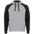 Felpa con cappuccio unisex bicolore Badet