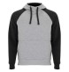 Felpa con cappuccio unisex bicolore Badet FullGadgets.com