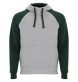 Felpa con cappuccio unisex bicolore Badet FullGadgets.com