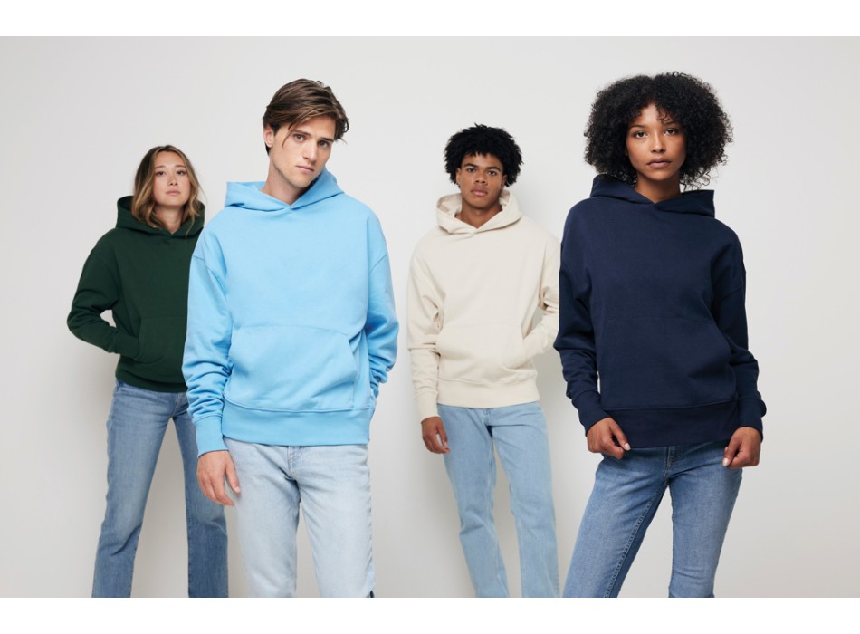 Felpa con capuccio IQONIQ Yoho in cotone riciclato FullGadgets.com